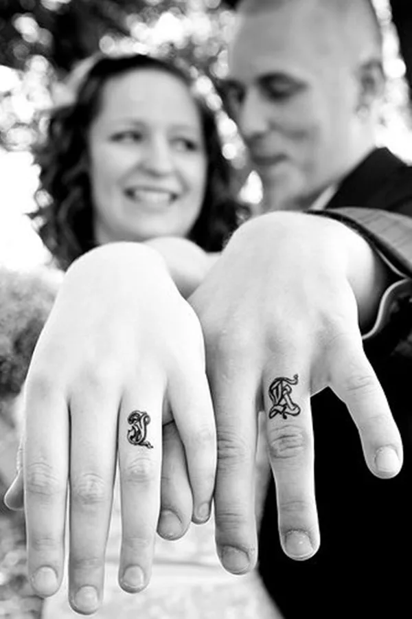 Cute Mr. and Mrs. Tattoos for Perfect Couples - 38
