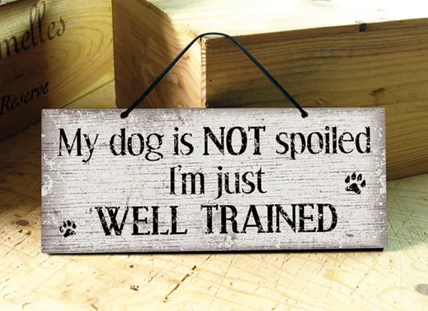 Funny Pet signs to Honor Your Four Legs Buddy - (26)