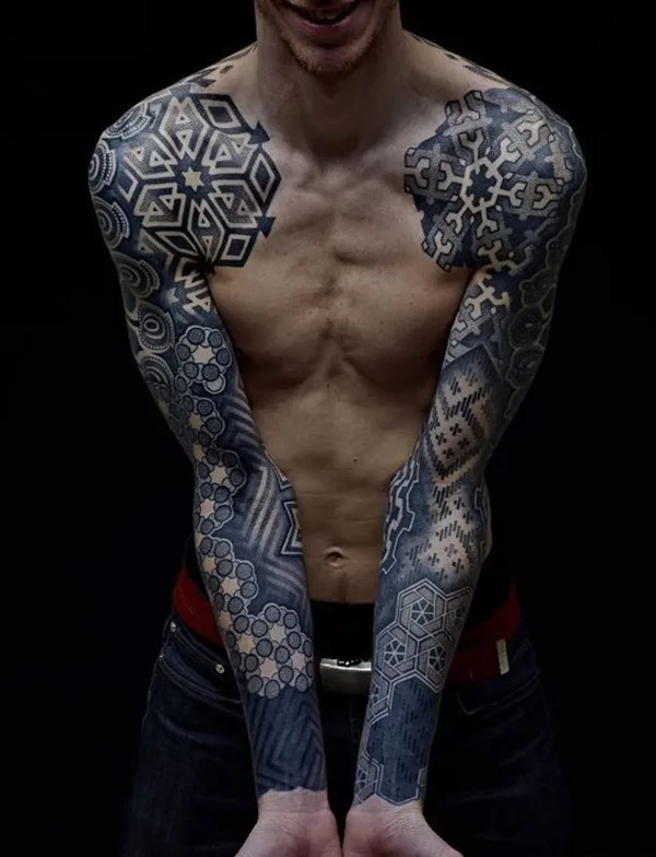 Oh-So Cool Blackout Tattoo Designs - Rise of a new Trend - 1 (16)