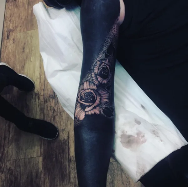 Oh-So Cool Blackout Tattoo Designs - Rise of a new Trend - 1 (2)