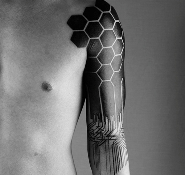 Oh-So Cool Blackout Tattoo Designs - Rise of a new Trend - 1 (31)