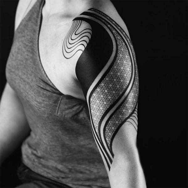 40 Oh-So Cool Blackout Tattoo Designs - Rise of a new Trend