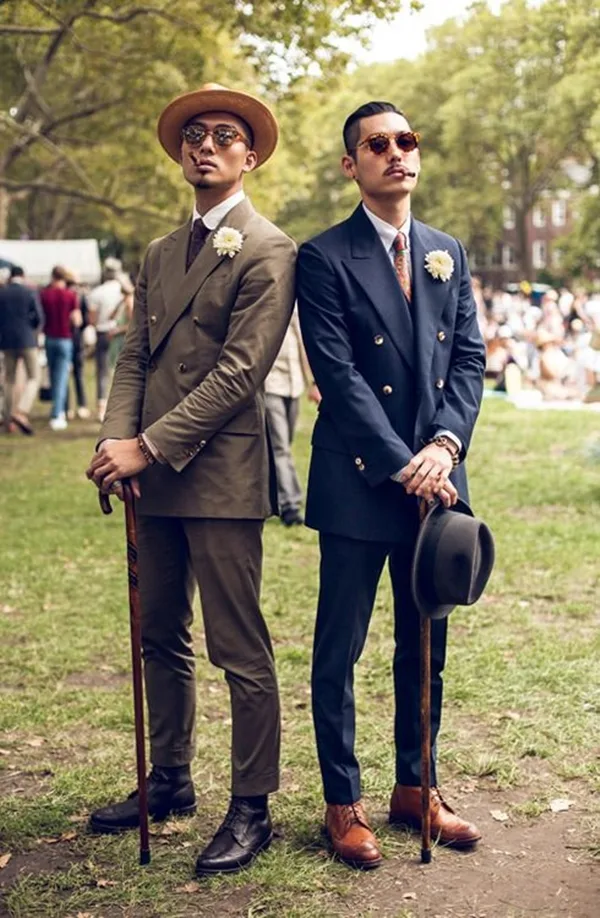 Old School Men's Suit Looks - 12