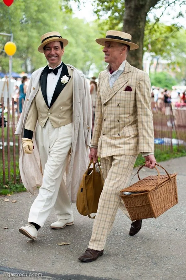 Old School Men's Suit Looks - .