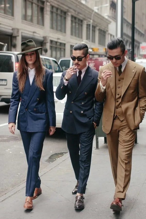 Old School Men's Suit Looks - 19
