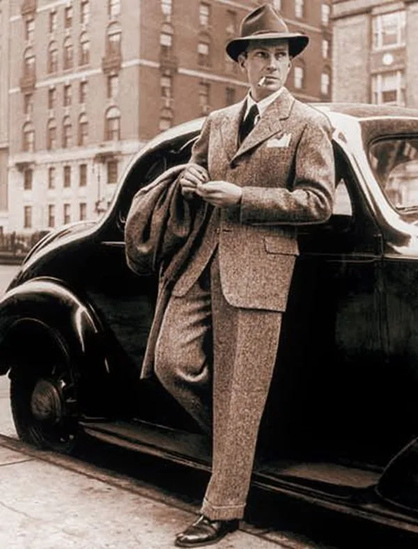 Old School Men's Suit Looks - 26