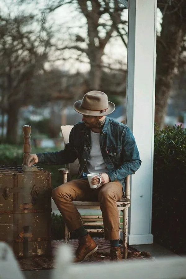 Old School Men's Suit Looks - 27