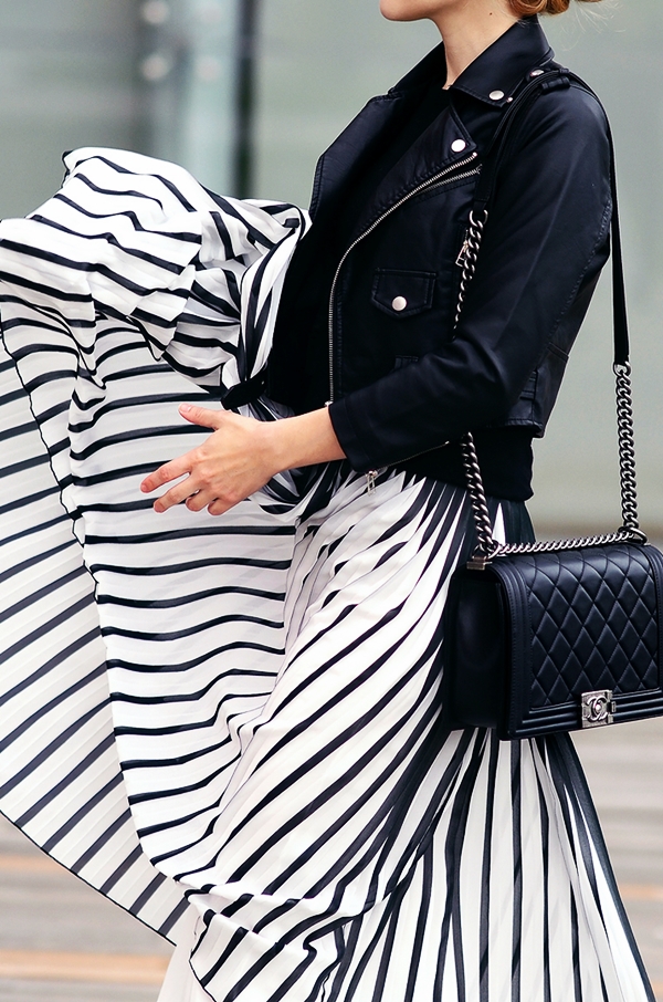 Trending Striped Skirt Outfits For 2016 - (28)