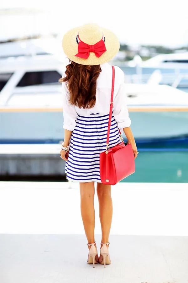 Trending Striped Skirt Outfits For 2016 - (3)