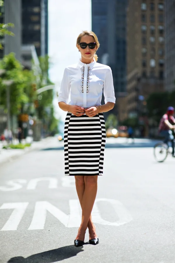 Trending Striped Skirt Outfits For 2016