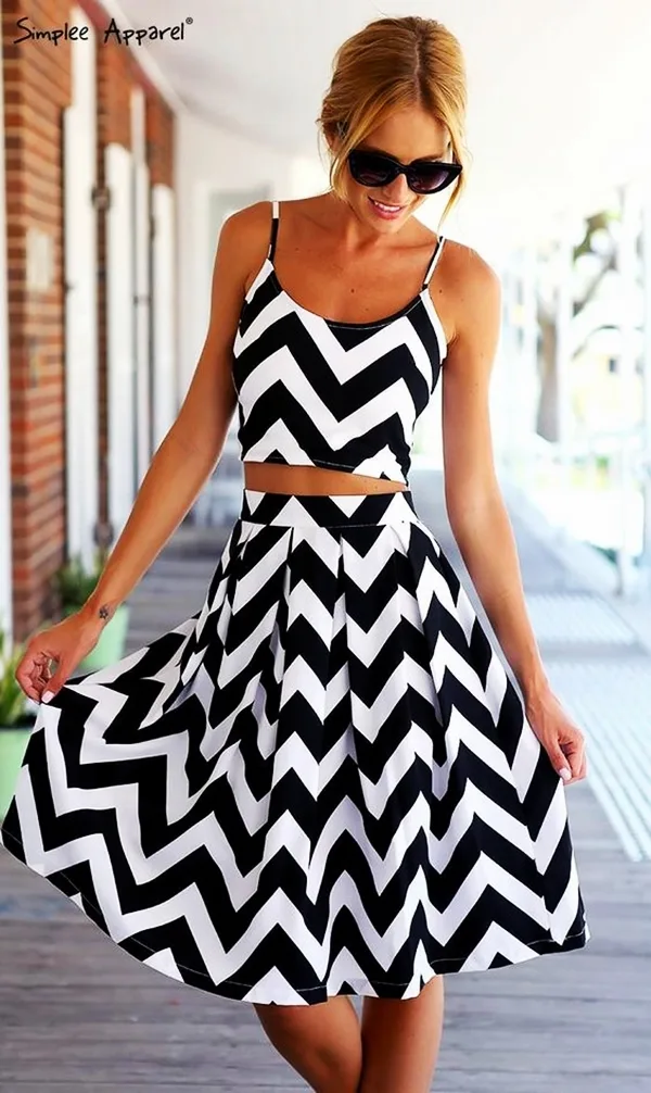 Trending Striped Skirt Outfits For 2016 - (38)