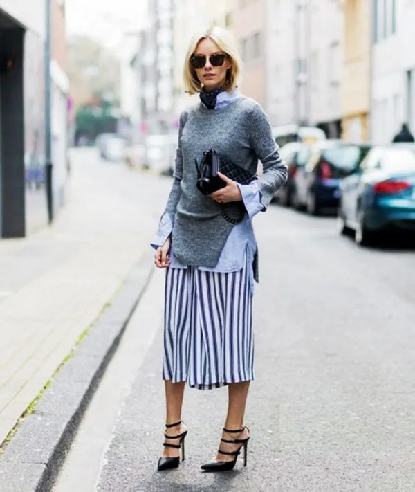 Trending Striped Skirt Outfits For 2016 - (4)