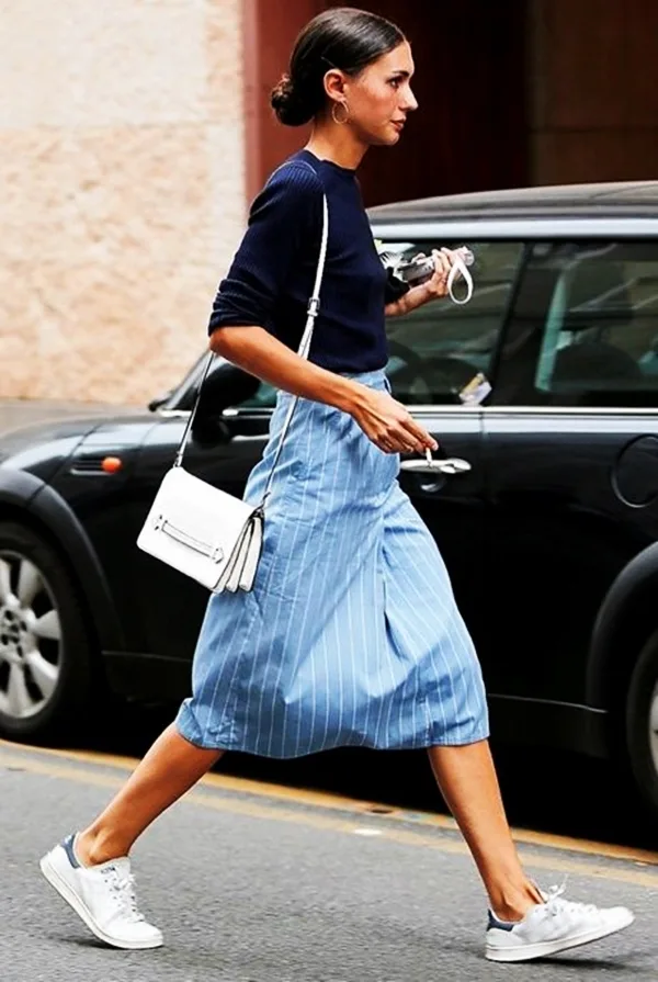 Trending Striped Skirt Outfits For 2016 - (5)