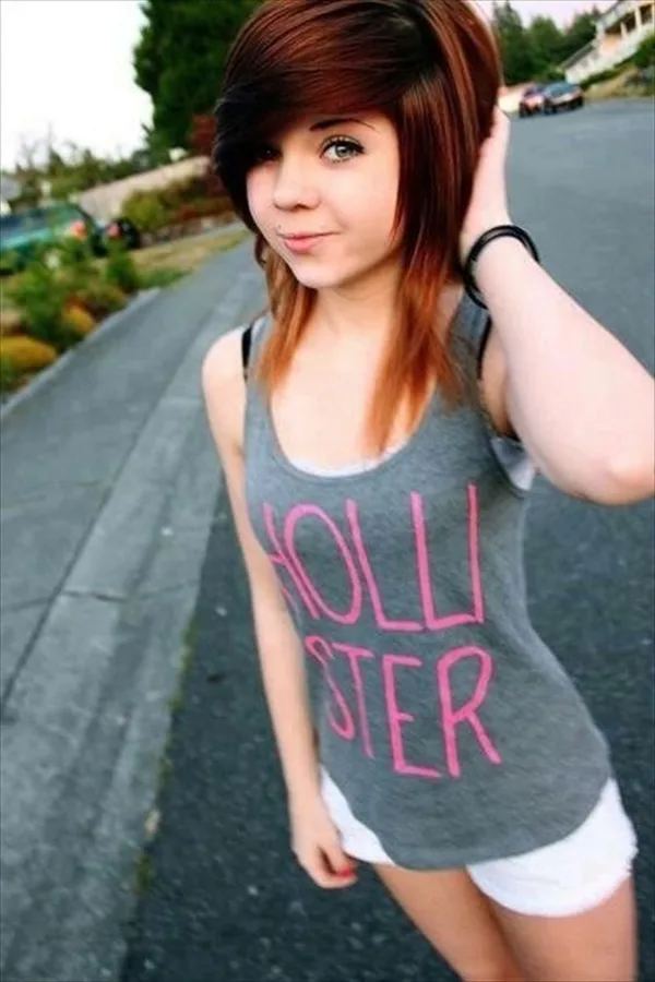 Cute Emo Hairstyles for Teens (37)