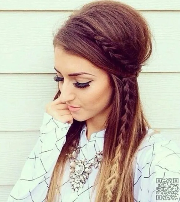 Cute and Girly Hairstyles with Braids - (36)