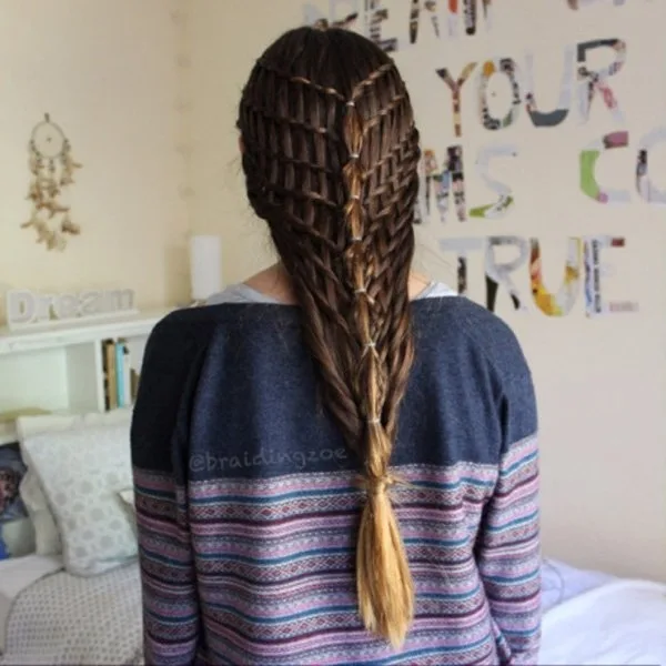 Cute and Girly Hairstyles with Braids - (7)
