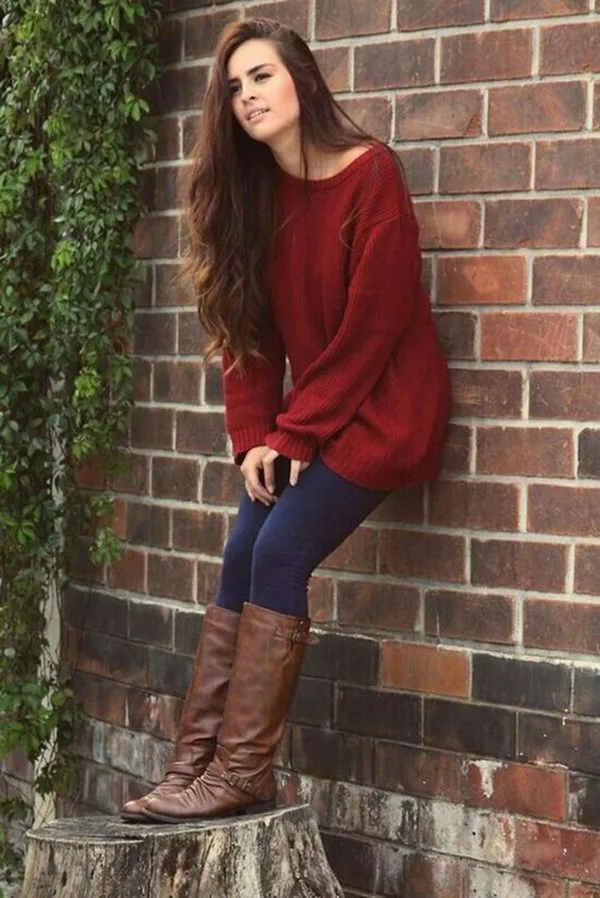 40 Flawless Fall Outfits For School Girls (30)