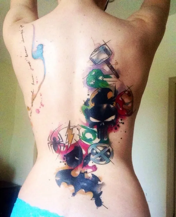 Mightiest Marvel Comic Tattoo Designs (10)