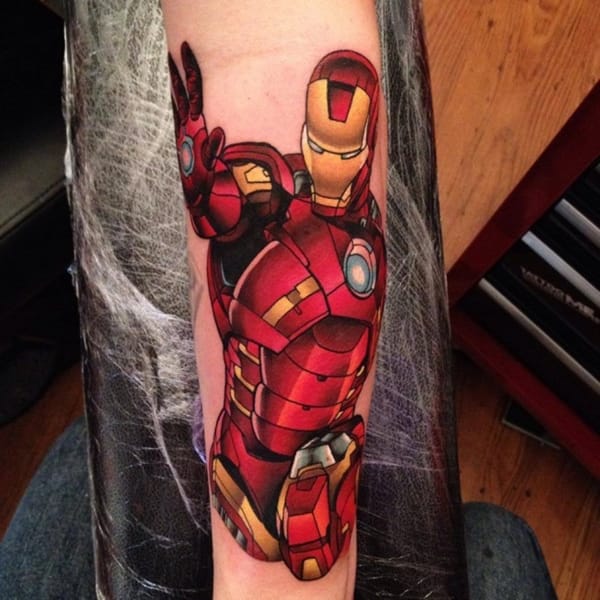 40 Mightiest Marvel Comic Tattoo Designs