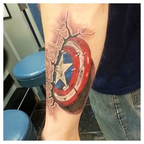 40 Mightiest Marvel Comic Tattoo Designs