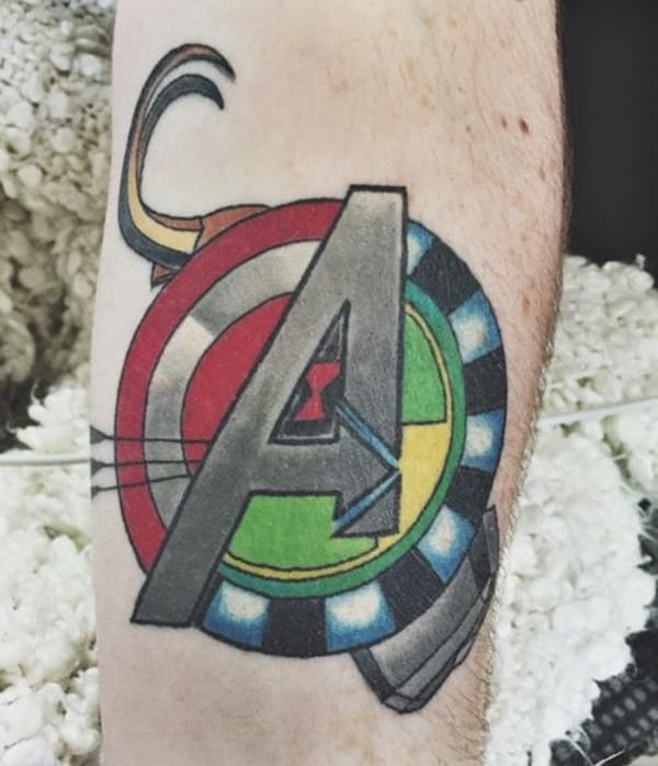 54 Eyecatching Superhero Tattoo Designs