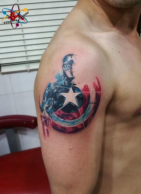 40 Mightiest Marvel Comic Tattoo Designs