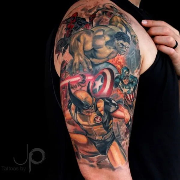 Mightiest Marvel Comic Tattoo Designs (34)