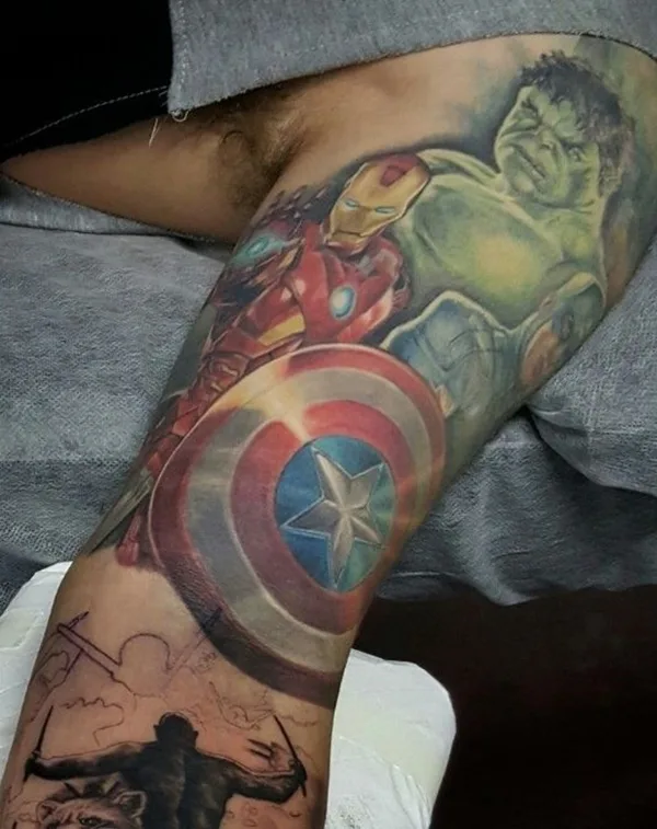 Mightiest Marvel Comic Tattoo Designs (38)
