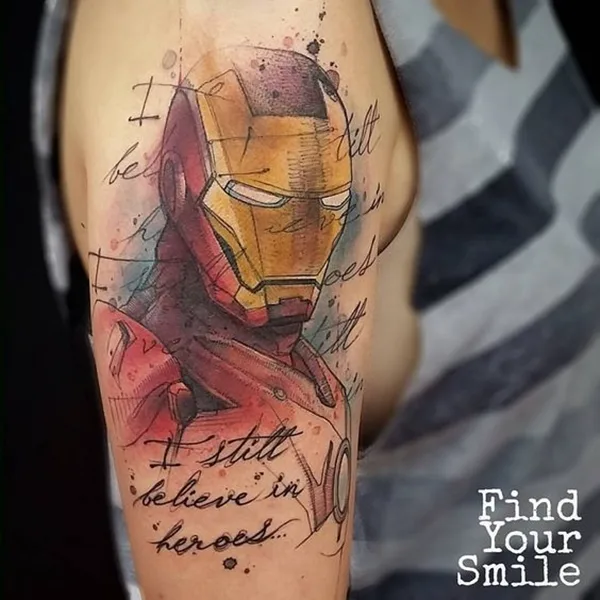 Mightiest Marvel Comic Tattoo Designs (40)