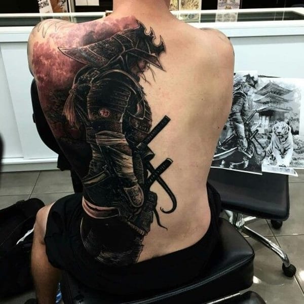 40 Samurai Warrior Tattoo Designs  Samurai tattoo Japanische krieger  tattoo Samurai