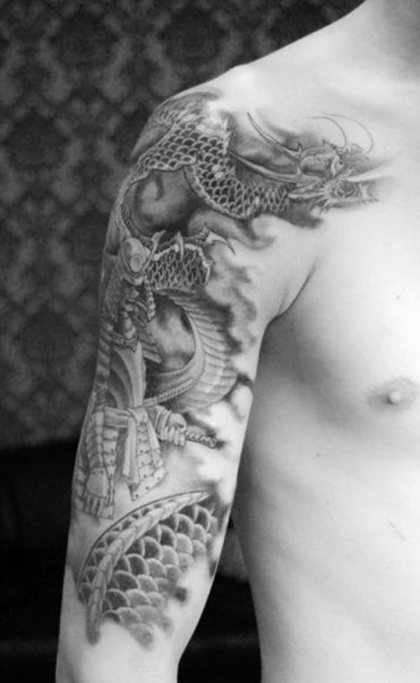 40 Samurai Warrior Tattoo Designs