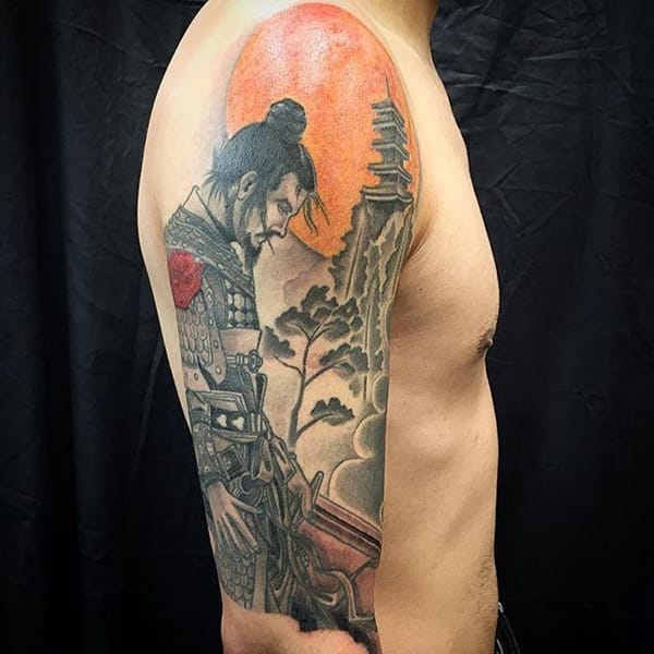 Black and Grey Samurai Tattoos  Cloak and Dagger Tattoo London