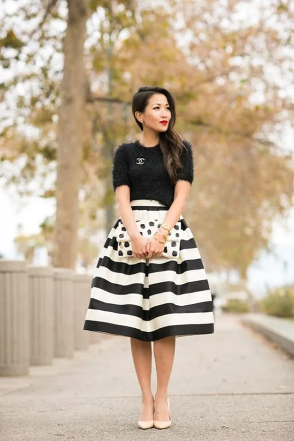 office-inspired-striped-skirt-outfits-23