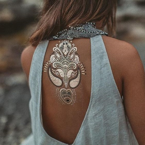 metallic ink tattoos