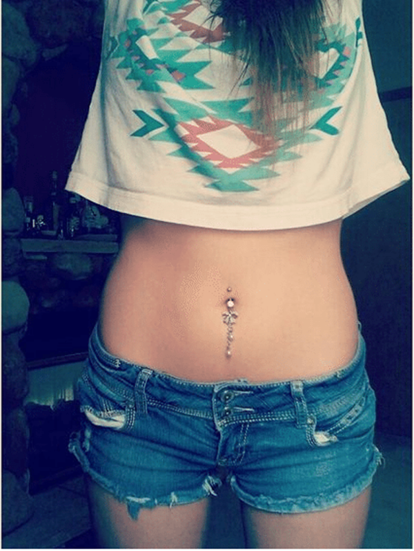 40 Beautiful Examples Different Belly Button Piercings 8167