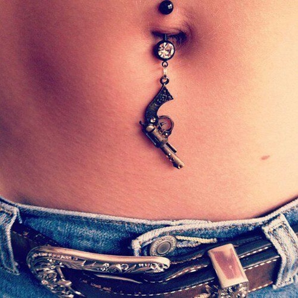 40 Beautiful Examples Different Belly Button Piercings 4139