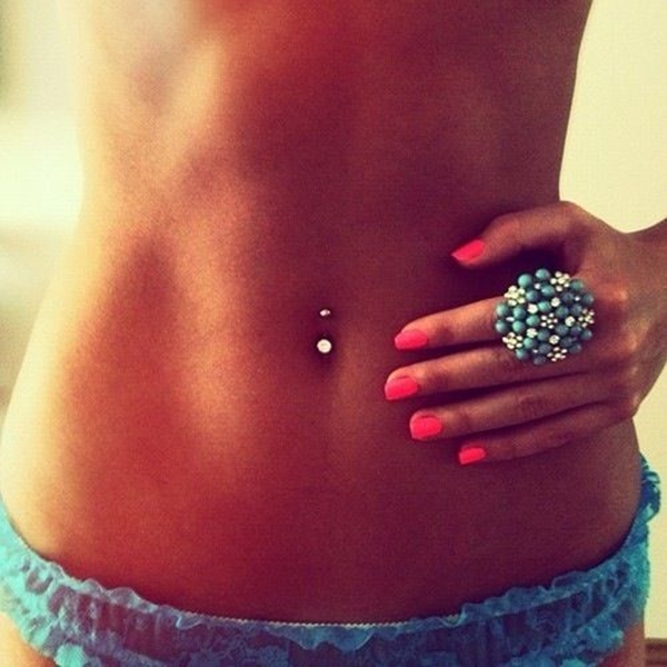 Beautiful Examples Different Belly Button Piercings