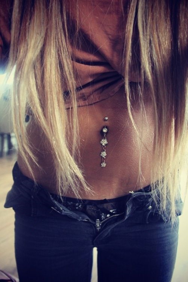 40 Beautiful Examples Different Belly Button Piercings 