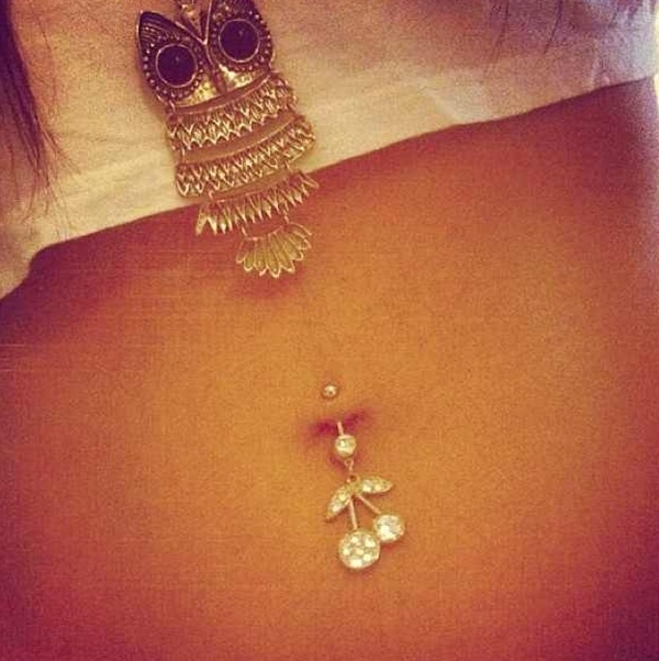 40 Beautiful Examples Different Belly Button Piercings 0517