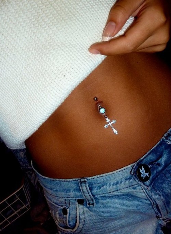 40 Beautiful Examples Different Belly Button Piercings