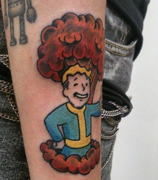 Vault boy tattoo cool or nah SS  iFunny