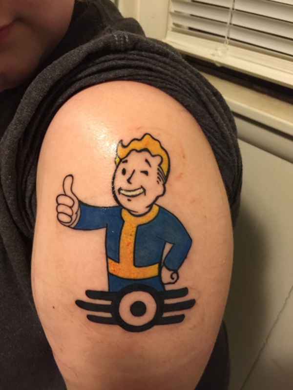 Vault boy тату