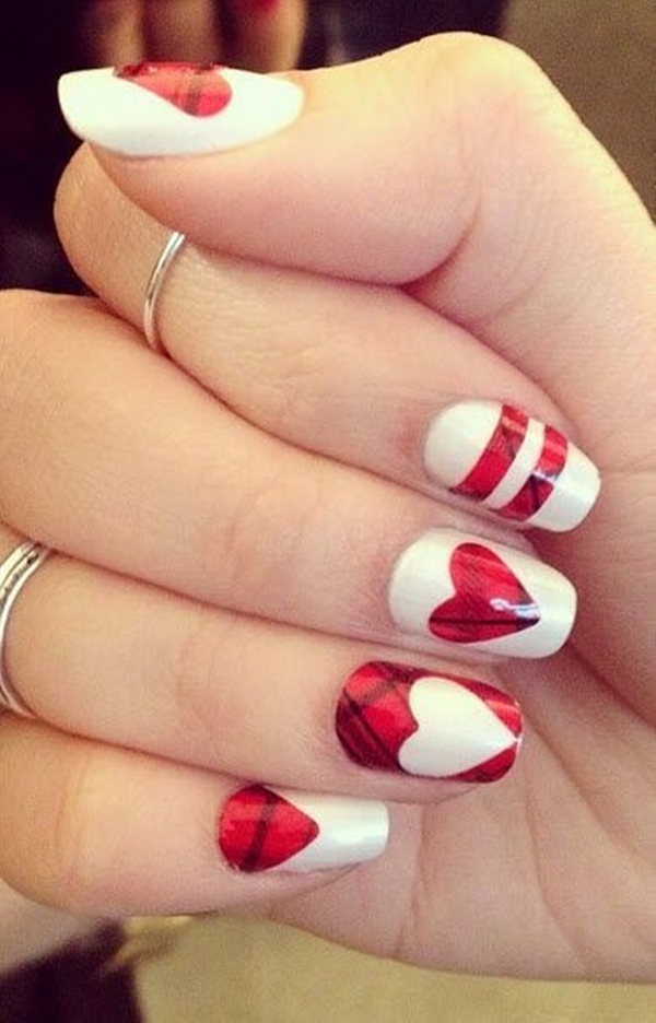 40 Romantic Valentines Day Nail Art Designs 