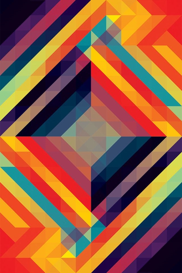 40 Geometric iPhone Wallpapers To Decorate Your Screen