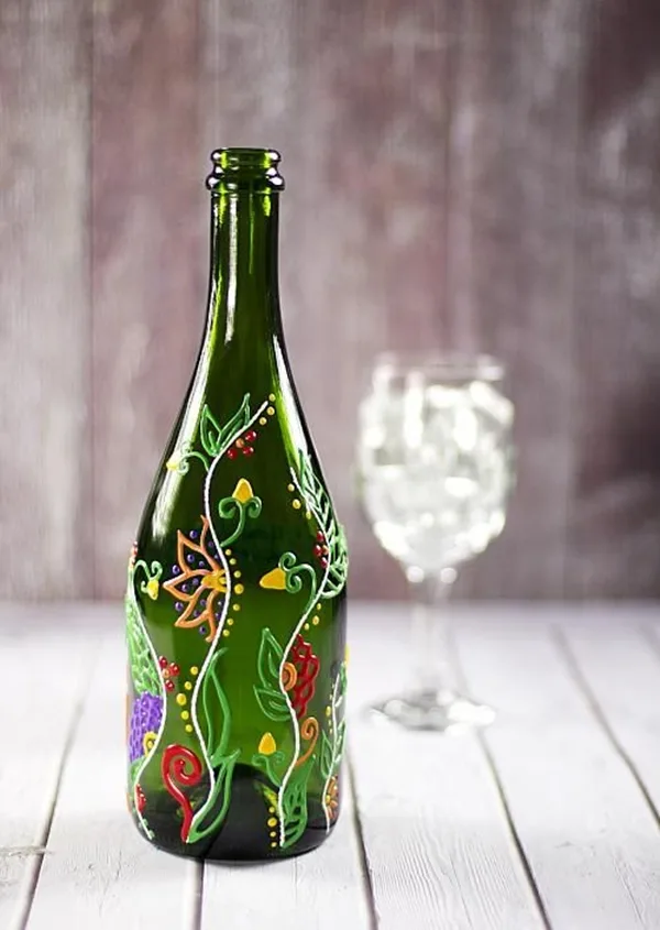 Wine Bottle Art Ideas - (1)