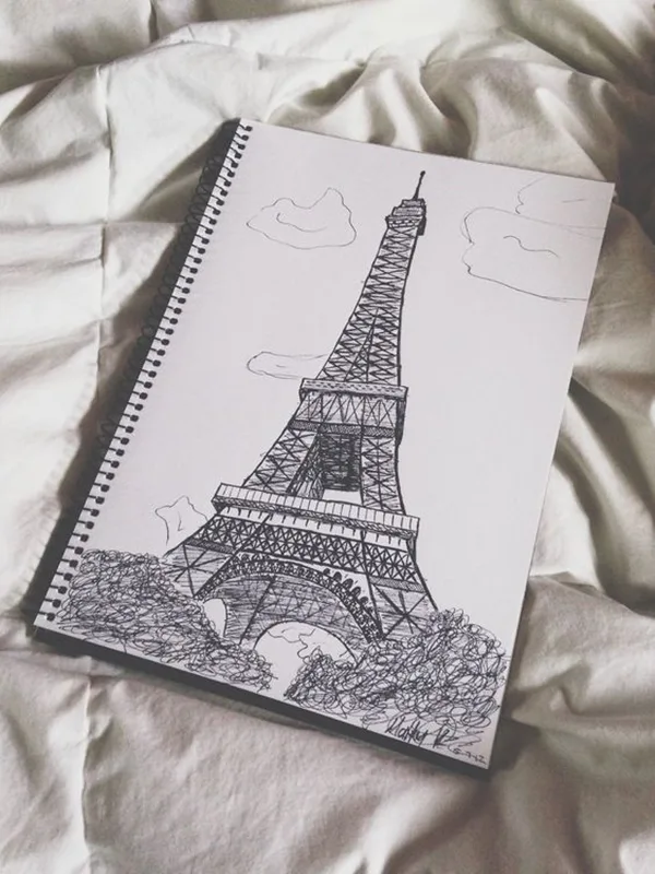 beautiful-and-detailed-Eiffel-Tower-drawings-13
