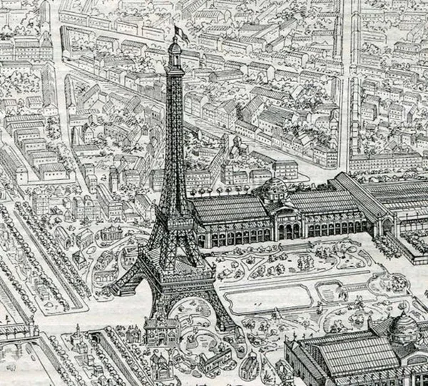 beautiful and detailed Eiffel Tower drawings - (15)