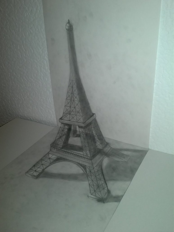 40 Most Beautiful and Detailed Eiffel Tower drawings