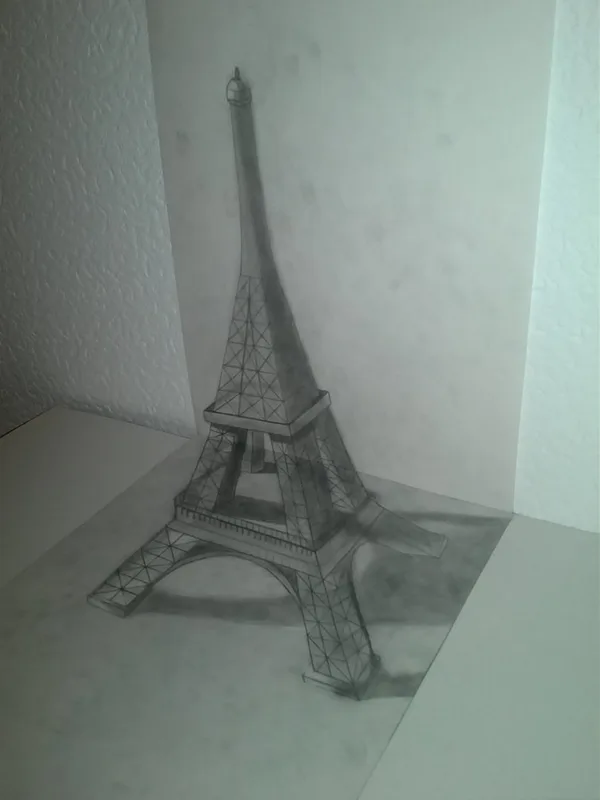 beautiful and detailed Eiffel Tower drawings - (17)