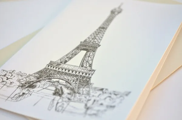 beautiful and detailed Eiffel Tower drawings - (36)